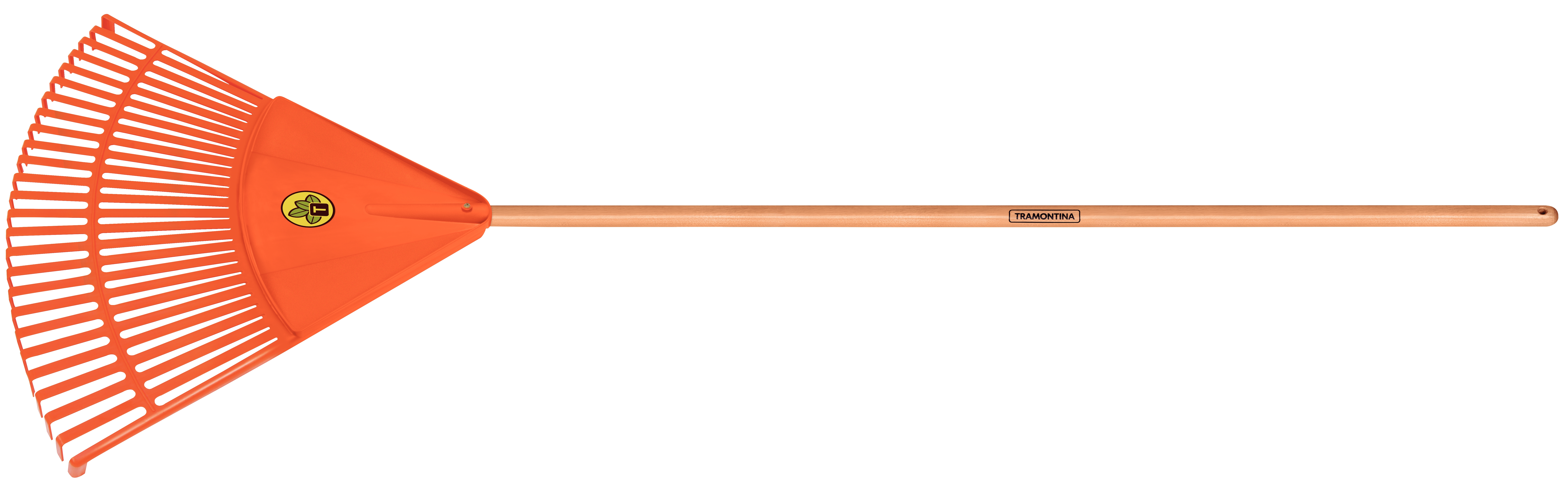 VASSOURA JARDIM PLAST 26 DENTES COM CABO